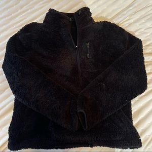 Black quarter zip sweater